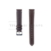 Brown Thick Leather Watch Strap Front