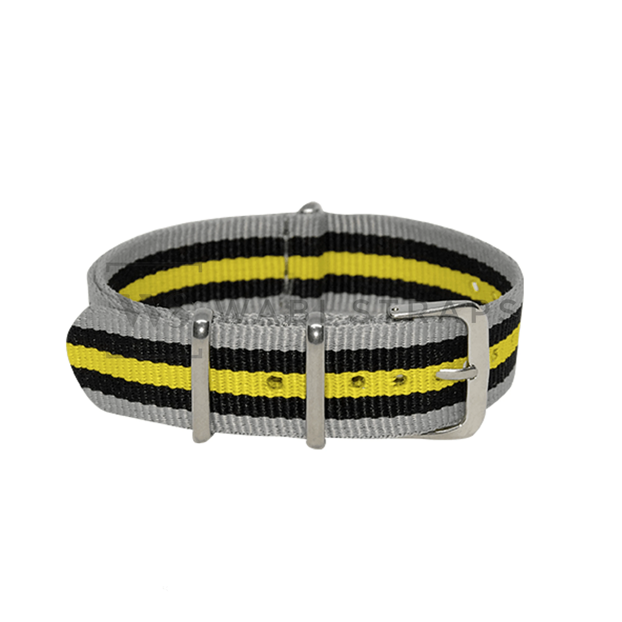 Grey, Black & Yellow Original British Military Watch Strap