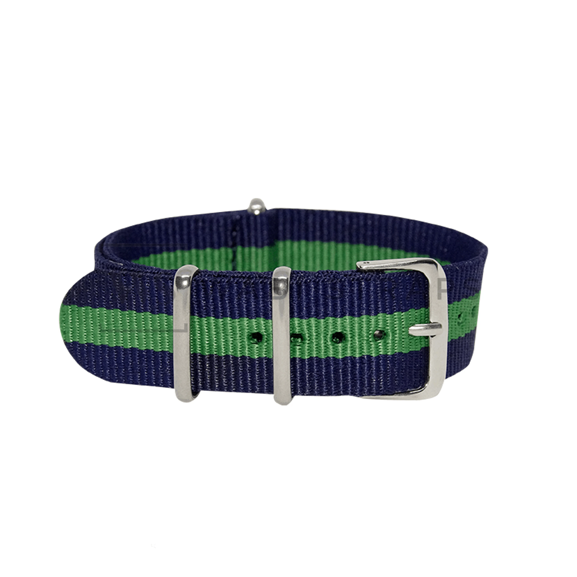 Navy Blue & Green Classic British Military Watch Strap