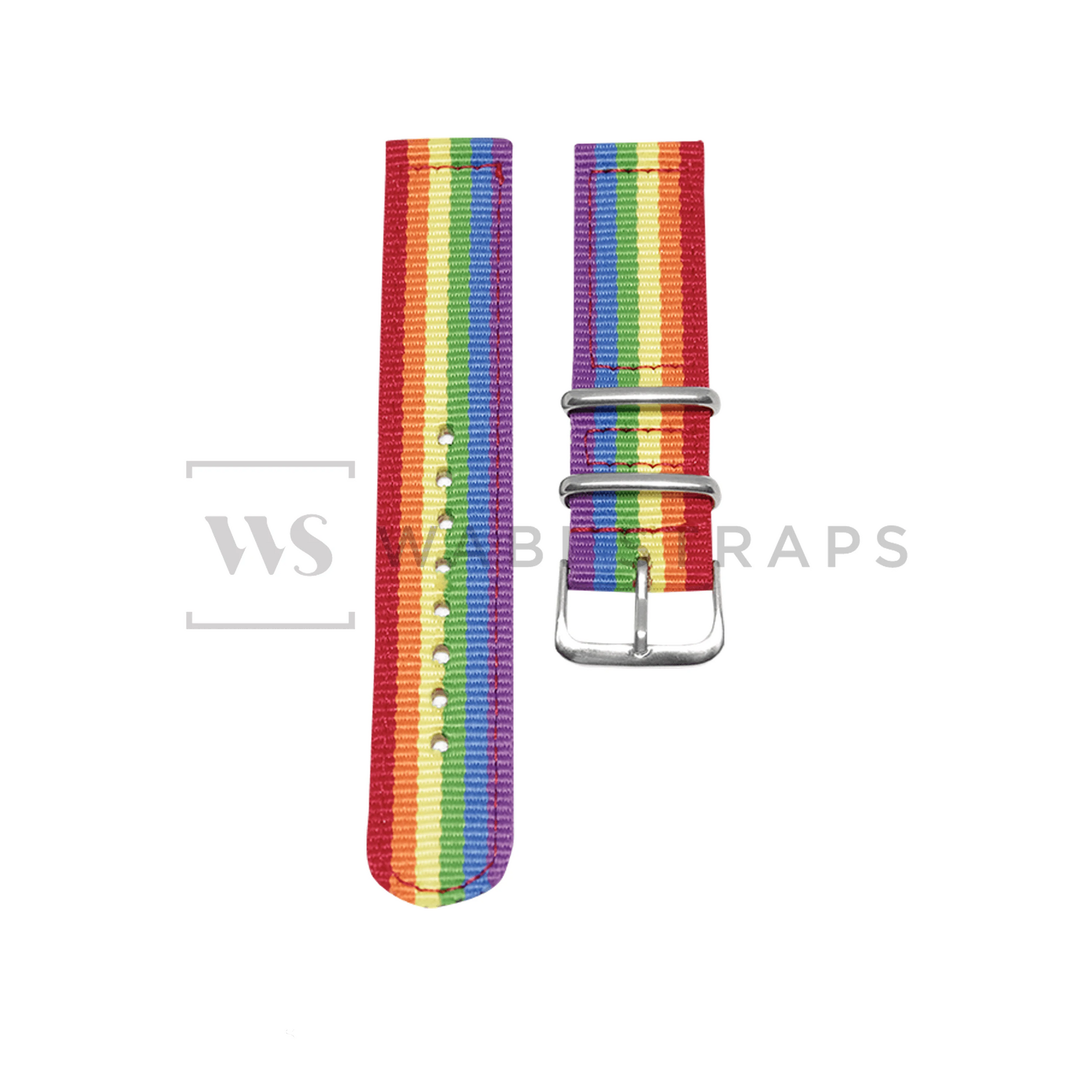 Rainbow Pride Two Piece MilSpec Strap