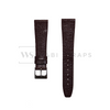 Red Lizard Leather Watch Strap Front