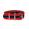 Red & Navy Blue Classic British Military Watch Strap