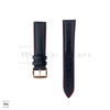 Red Stitched Classic Black Leather Strap RG Front