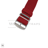 Red Woven Perlon Strap Straight