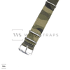 Woodland Tactical British Military Canvas Watch Strap